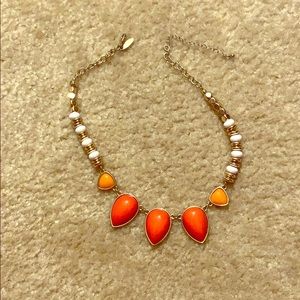 Orange and Gold Necklace